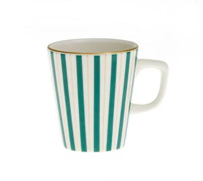 Empty cup isolated on white background. Stock Photos