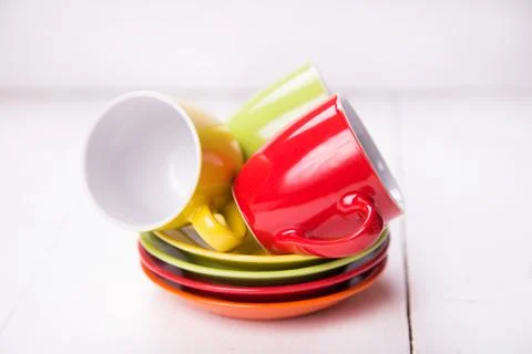 Empty cup Stock Photos