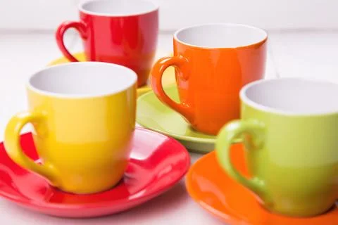 Empty cup Stock Photos