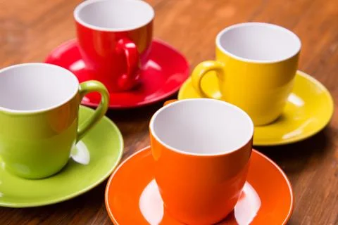 Empty cup Stock Photos