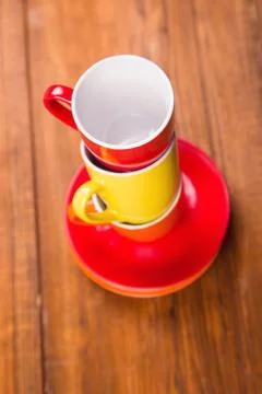 Empty cup Stock Photos