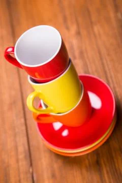 Empty cup Stock Photos