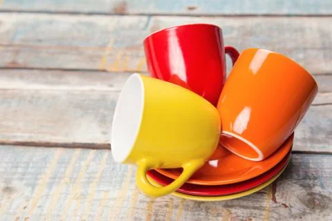 Empty cup Stock Photos