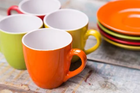 Empty cup Stock Photos