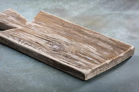 Empty cutting board Cutting Board on a old rustik table Stock Photos