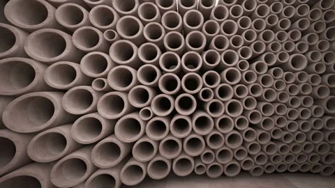 Empty dark abstract brown concrete smooth interior with chrome and high-gloss wh Stock Footage 87783031