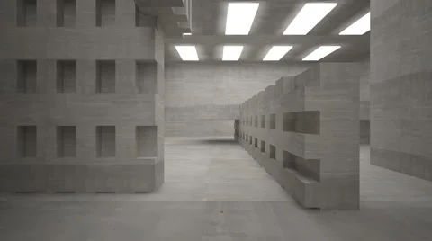 Empty dark abstract concrete room interior 스톡 동영상 46972934