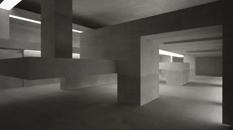 Empty dark abstract concrete room interior Vidéo 49585031