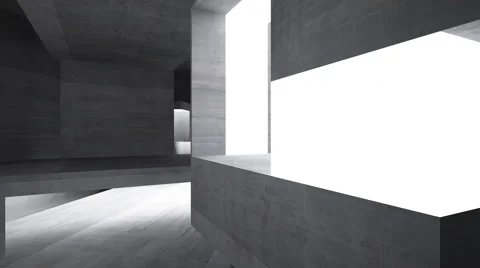 Empty dark abstract concrete room interior Stock Footage 50385560