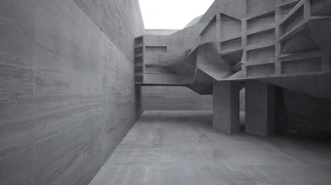 Empty dark abstract concrete room interior. 動画素材 63024766