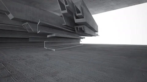 Empty dark abstract concrete room interior. Stock Footage 63539709