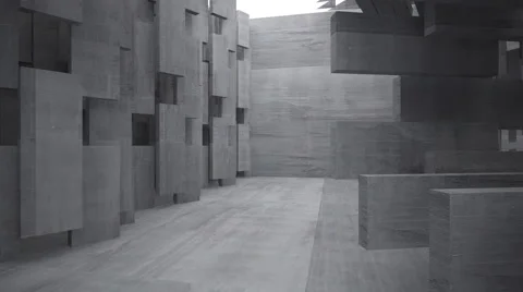 Empty dark abstract concrete room interior. Architectural background 動画素材 65225013