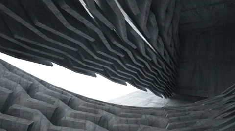 Empty dark abstract concrete room interior. Video stock 67094192