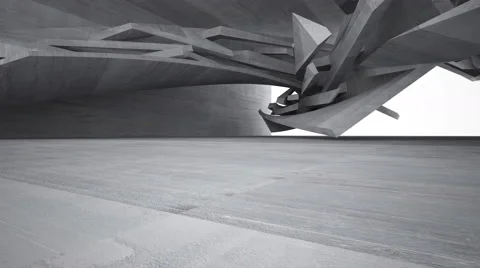 Empty dark abstract concrete room interior Vídeos de archivo 68108989
