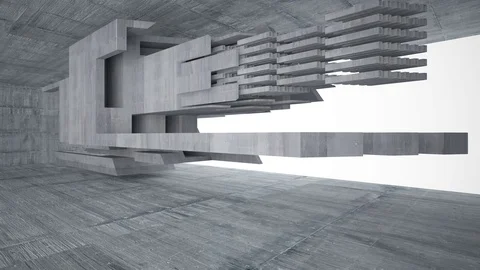 Empty dark abstract concrete room interior. Architectural background. 動画素材 70859932