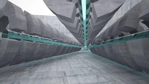 Empty dark abstract concrete room interior. Architectural background. 動画素材 82238411
