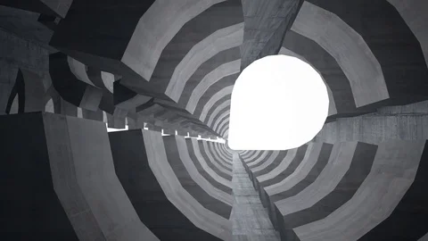 Empty dark abstract concrete room smooth interior. Architectural background. Video stock 82238834