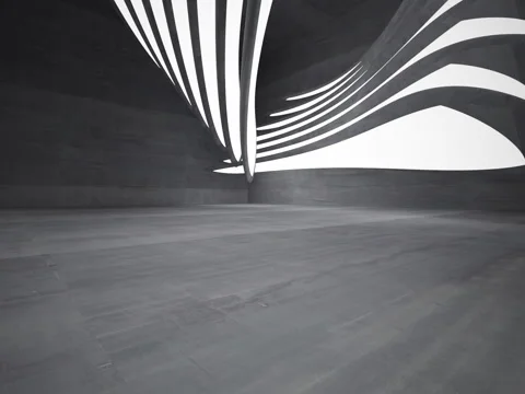 Empty dark abstract concrete room smooth interior. Architectural background. Stock Footage 84140107