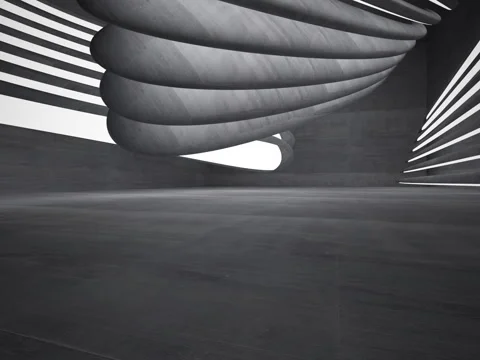 Empty dark abstract concrete room smooth interior. Architectural background. Stock-Footage 84140221