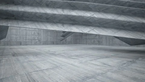 Empty dark abstract concrete room interior. Architectural background.  Stock Footage 86416075