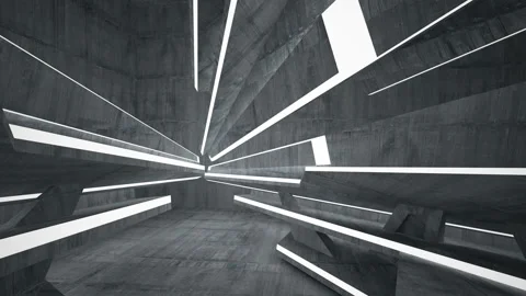 Empty dark abstract concrete room interior. Architectural background. Stock-Footage 90661608