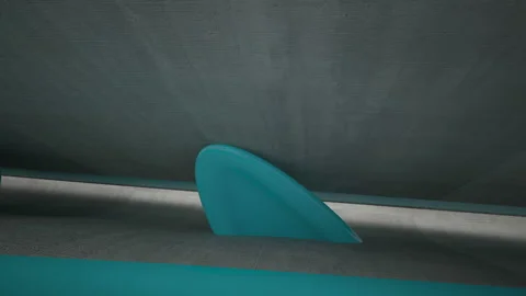 Empty dark abstract concrete room interior. Architectural background. Video stock 90709189