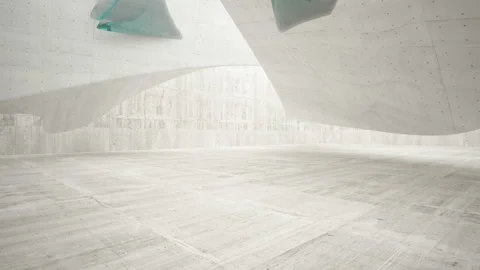 Empty dark abstract concrete room interior. Architectural background. Stock Footage 90782242