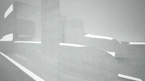 Empty dark abstract concrete room interior. Architectural background. Stock Footage 93341406