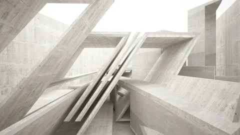 Empty dark abstract concrete room interior. Architectural background. Stock Footage 93666093