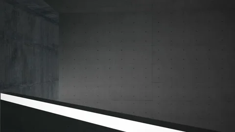Empty dark abstract concrete room interior. Architectural background.  Stock Footage 96480770