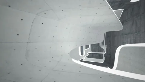 Empty dark abstract concrete room interior. Architectural background.  Stock-Footage 100616842