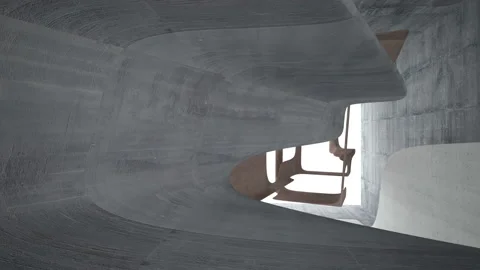 Empty dark abstract concrete room interior. Architectural background.  Stock Footage 100619627