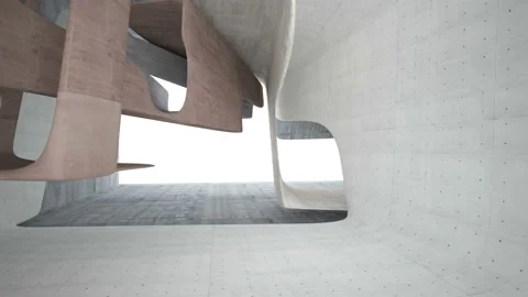 Empty dark abstract concrete room interior. Architectural background.  Stock Footage 100619869