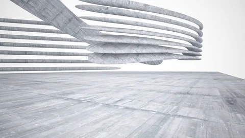 Empty dark abstract concrete smooth interior . Architectural background.  Vídeos de archivo 84198077