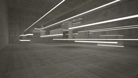 Empty dark abstract concrete smooth interior. Architectural background. Stock Footage 87196937