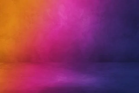 Empty Dark colorful concrete interior background Stock Illustration