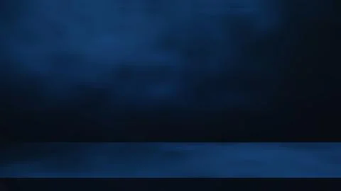 Empty Dark Concrete wall room studio Background and Floor perspective with blue イラスト素材