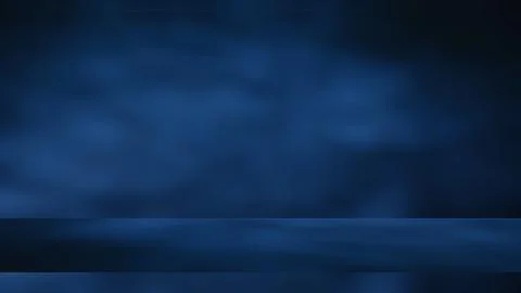 Empty Dark Concrete wall room studio Background and Floor perspective with blue Stock Illustration