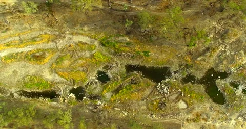 Empty Darling River/Brewarinna Fish Traps Stock Footage 136060947