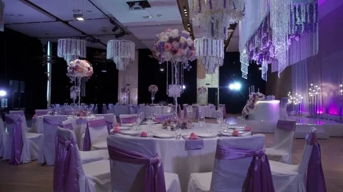 Empty decorated room before the holiday 库存影片 81675004