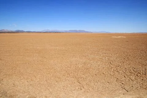 Empty desert Stock Photos