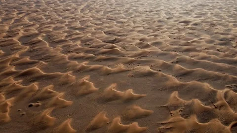 Empty desert sand dunes landscape in Sharjah emirate of UAE Stock Footage 287027379