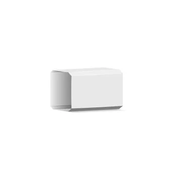 Empty desktop paper stand mockup for poster, tourist guide or banner, isometr Stock Illustration