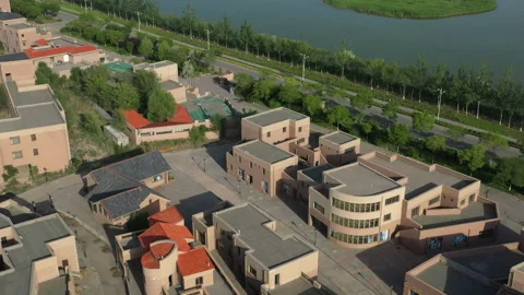 Empty Development Left to Rot in Western China Stock Footage 205088247