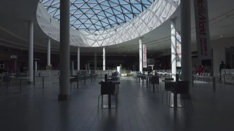 Empty dining area Stock Footage 154330647