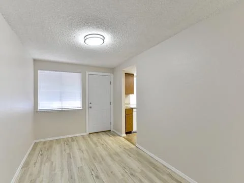 Empty dining room Stock Photos