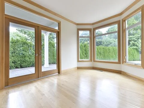Empty dining room Stock Photos
