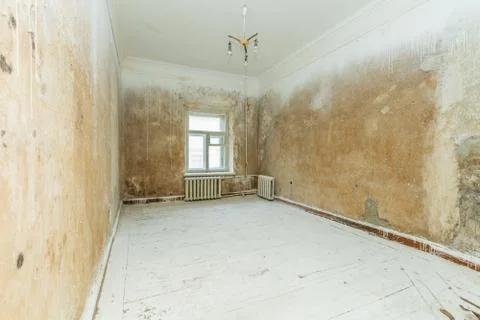 Empty dirty room Stock Photos