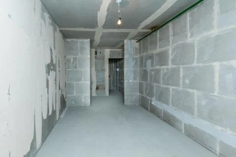 Empty dirty room Foto stock