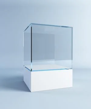 Empty display case Stock Illustration